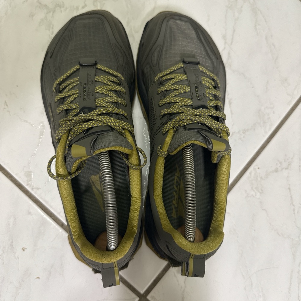 Altra Gray and Green Athletic Shoes for Trail Performance - Picture 2 of 4